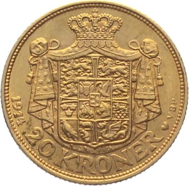 Dänemark 20 Kroner 1914 - Christian X.